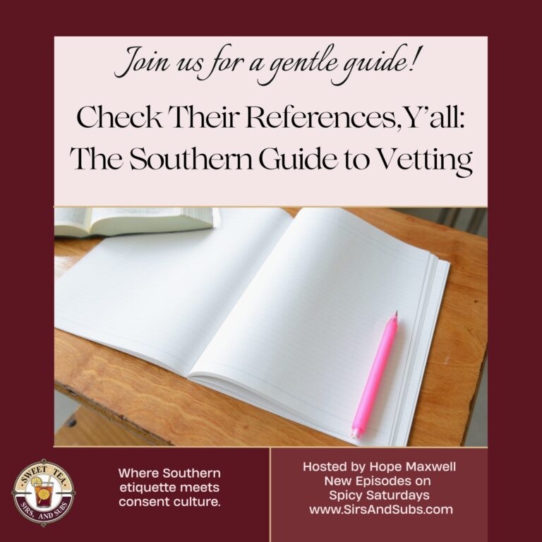 Check Their References, Y’all: The Southern Guide to Vetting